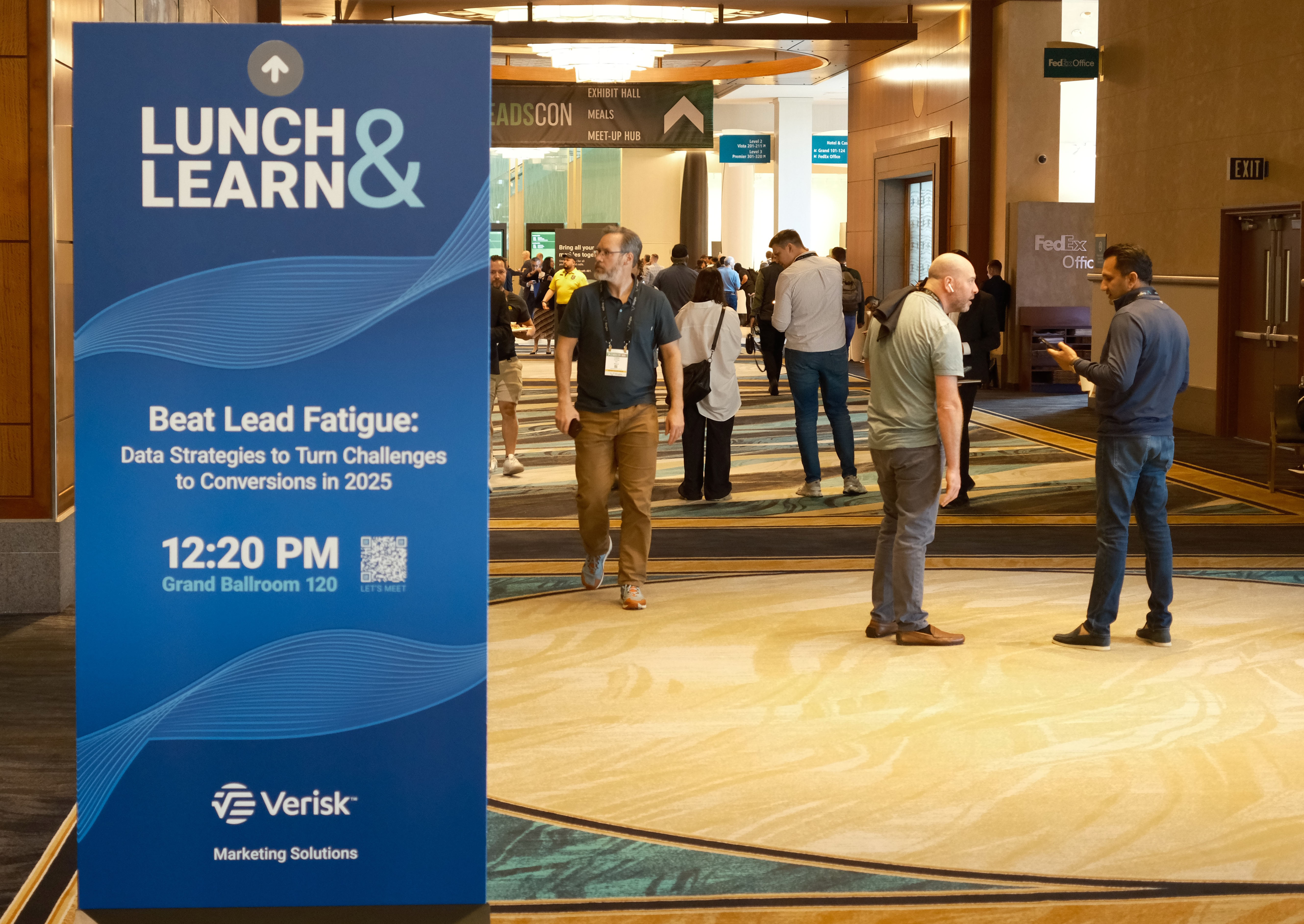 Verisk Marketing Solutions LeadsCon banner